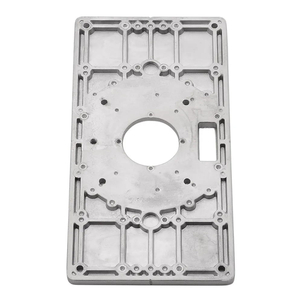 Universal Aluminum Router Table Insert Plate with 4pcs Rings For DIY Woodworking Tools | Инструменты