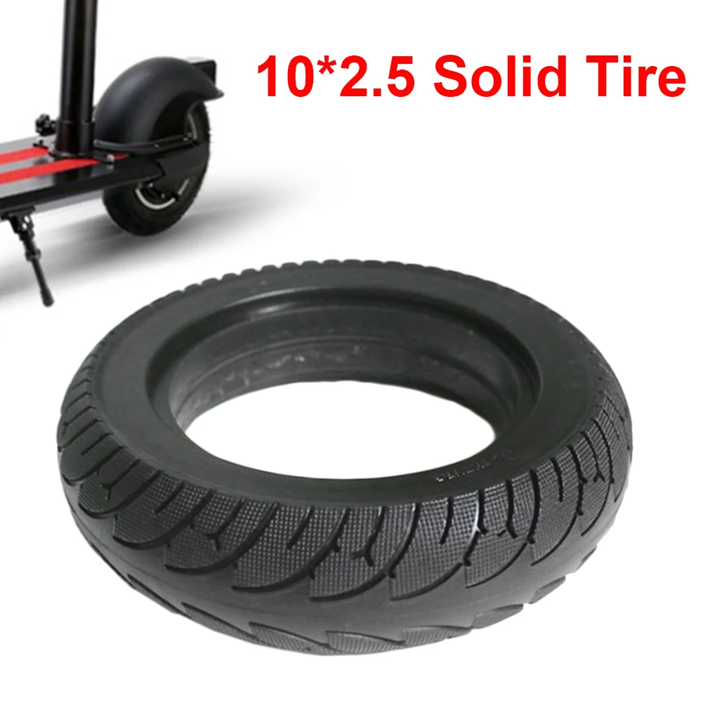 10*2.5 Solid Tire 10 Inch For Electric Scooter Folding E-bike Widened Tyre scooter accessories электросамокат patinete elétrico
