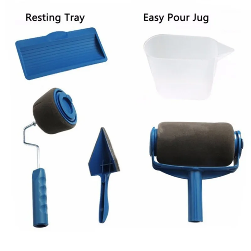 Многофункциональный декоративная краска для стен ролик угловая кисть Ручка