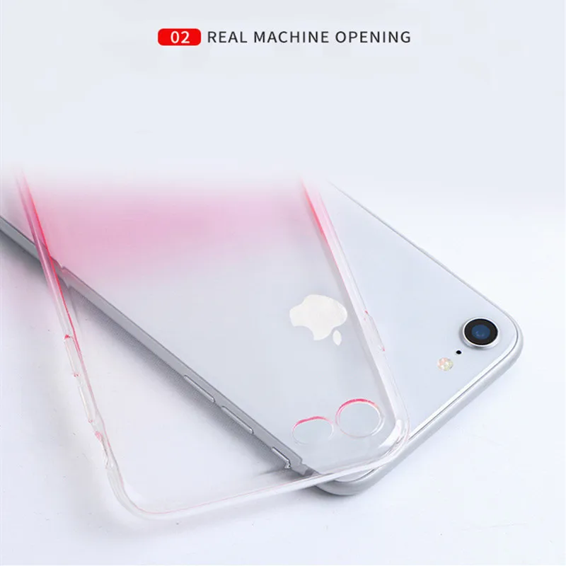 Противоударный силиконовый чехол из ТПУ для телефона iPhone 8 7 6 6S Plus X XS XR Max