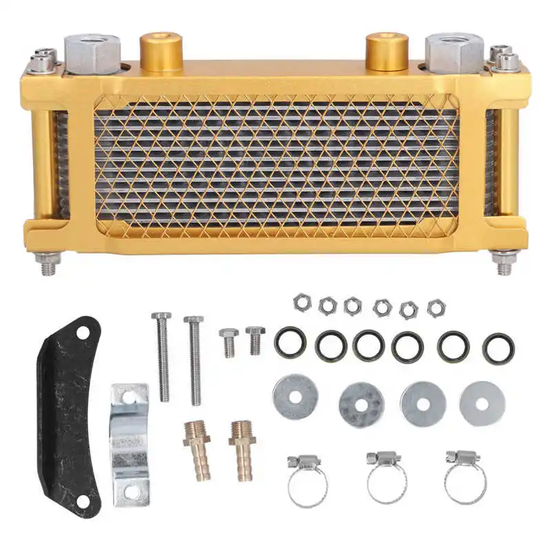 

Масляный радиатор двигателя мотоцикла, масляный радиатор для велосипеда, сокращает износ двигателя, увеличивает лошадиные сил, для мотоцик...