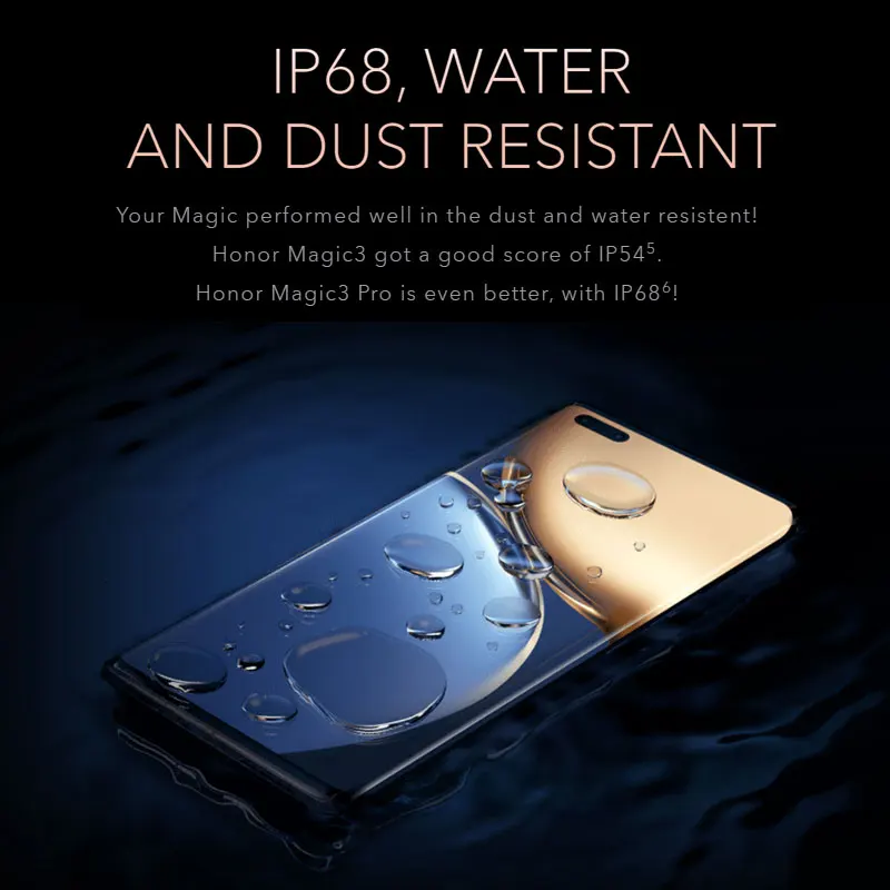 dhl free honor magic 3 pro 5g mobile phone 6 76 120hz oled flexible curved screen snapdragon 888plus octa core 66w supercharge free global shipping