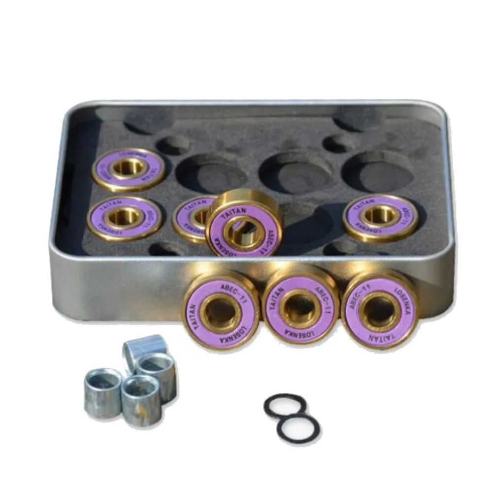 

608 2RS Skateboard Bearings 8Pcs ABEC-11 High Quality Kit Longboard Set