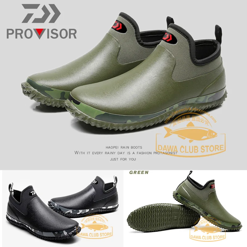 

2020 Daiwa Fishing Shoes Outdoor Fashion Shoes Breathable Short Boots Man Fishing Boots Dawa Non-slip Water Shoes Size 38-46