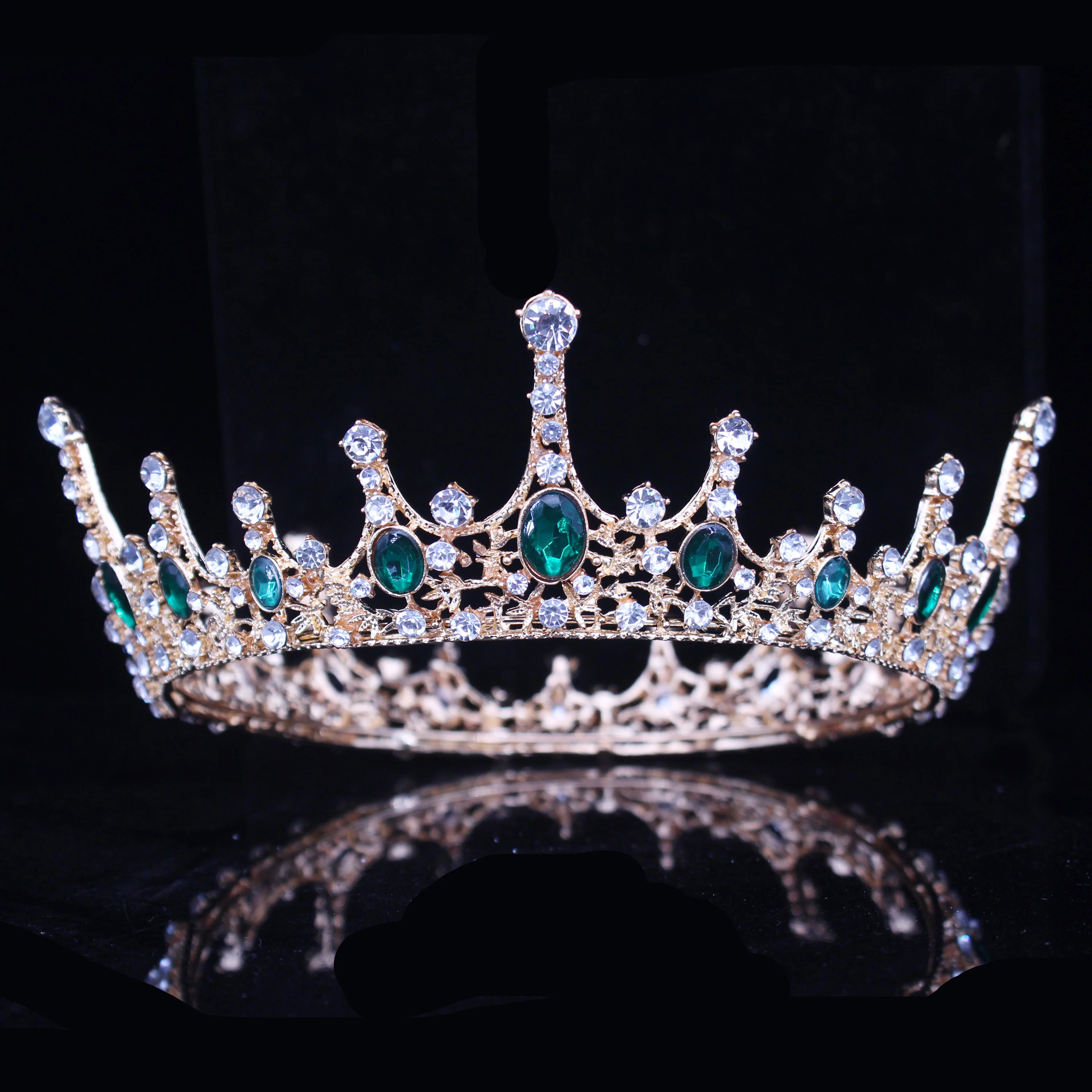 Винтажная свадебная тиара Корона невесты королева король барокко головной убор