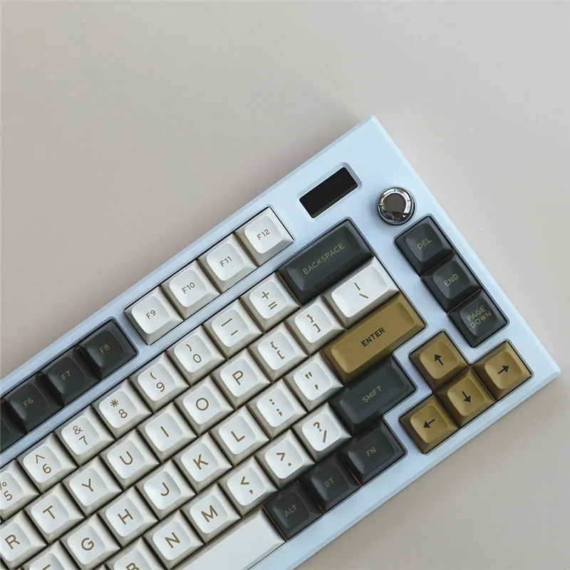 Мерцающая белая клавиатура с профилем SA 172 клавиш ABS Keycap Sooth Hand Feeling для