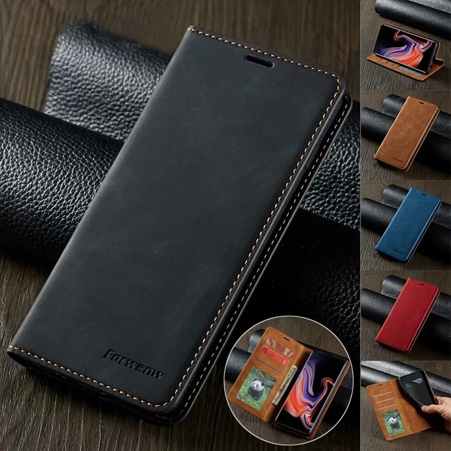 

For iPhone 13 12 11 Pro Max XS Max XR X 8 7 6S 6 Plus SE2020 5 5S SE Business Magnetic Flip Leather Card Slot Wallet Case Cover