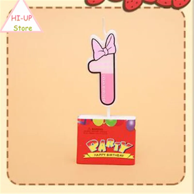 1 шт. милые подарки для мальчиков и девочек на день рождения дизайн свечи возраст