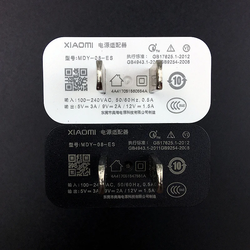 Оригинальное быстрое зарядное устройство Xiao mi 8 QC3.0 12V1. 5A US зарядный адаптер для mi 9 8 se Pocophone F1 mi max 3 Red mi 7 pro быстрое зарядное устройство