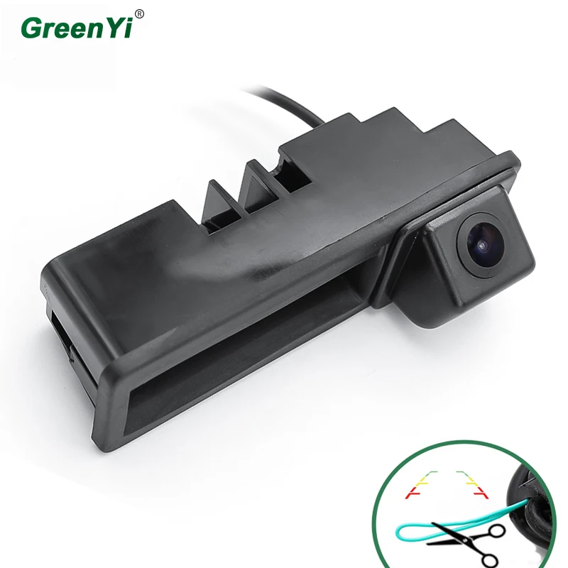 GreenYi камера заднего вида ночного видения автомобильная ручка багажника для Audi A3 A6