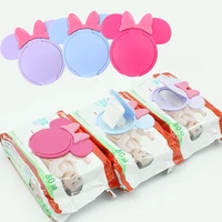 1pc cartoon baby wet wipes lids reusable wet wipes cover for wet wipes baby skin care portable travel wipes tissues bag covers