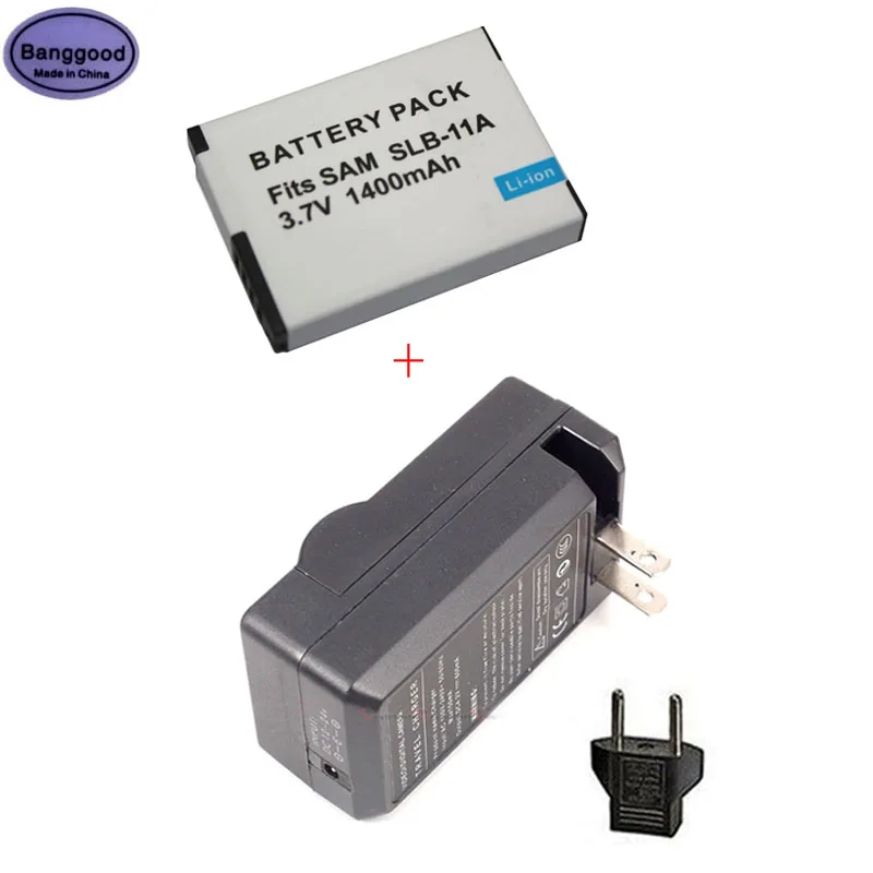 3 7 V 1400 мА/ч SLB 11A SLB11A камера батарея + зарядное устройство для Samsung CL65 HZ25W WB1000 TL320 240