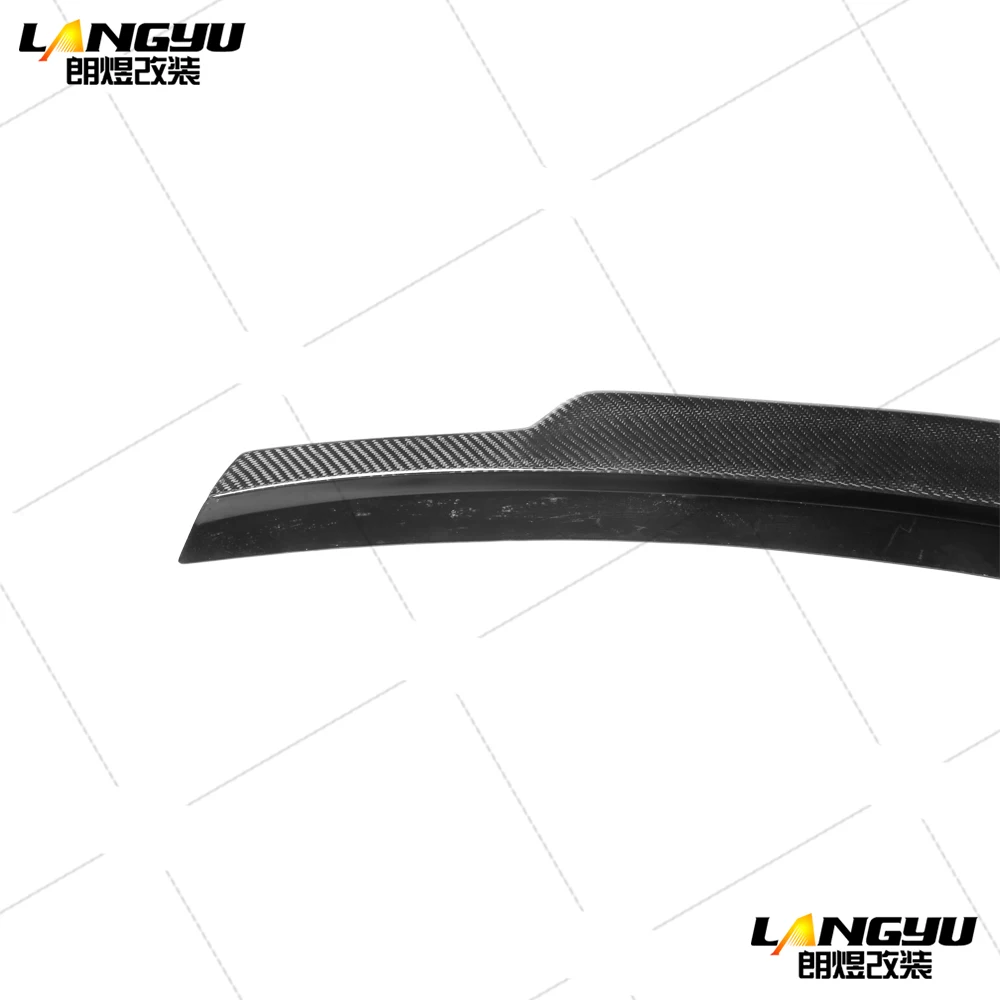 Для Honda Civic Type R Hatchback 5dr FK2 Mugen Black GT 2015 2016 2017 C74 Style Real Carbon Fiber спойлер для багажника