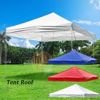 outdoor 420d oxford cloth tent top for camping uv protection four corner canopy top cover for garden bbq party no frame