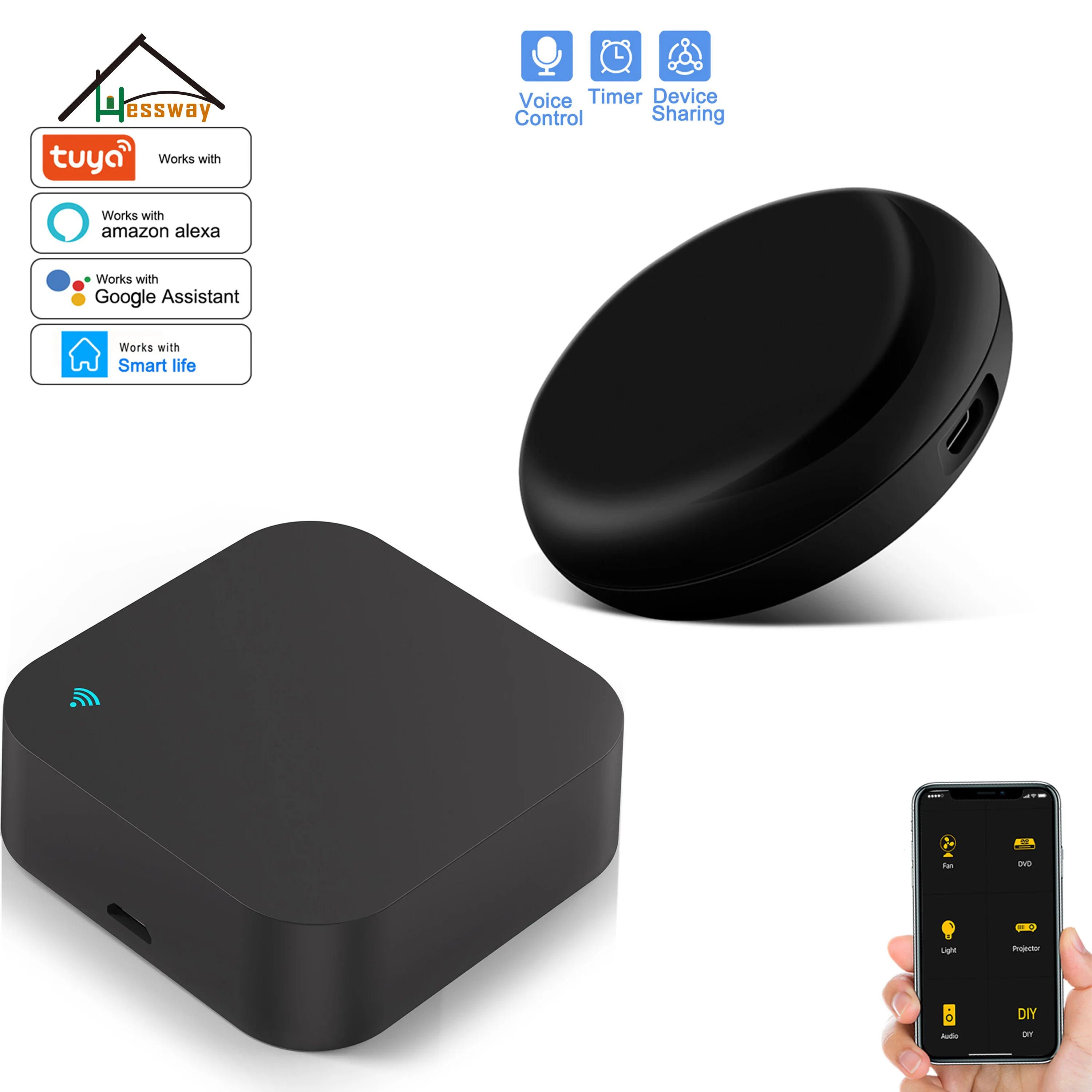 

Мини-Пульт ДУ с Wi-Fi на ИК, 5 В