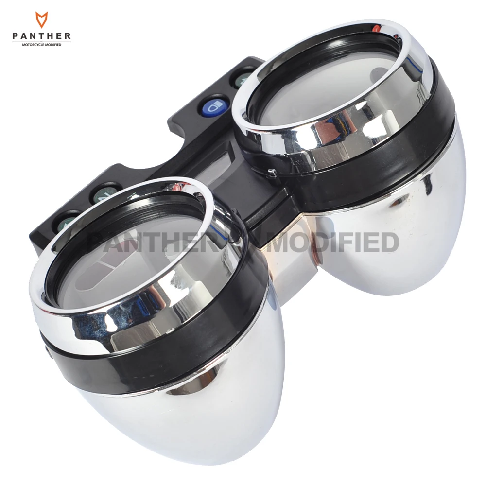 1 комплект хромированный чехол для мотоцикла с измерителем скорости и тахометром