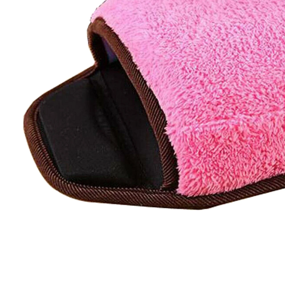 Розовый USB Коврик для мыши с подогревом толстый зимний теплый коврик защитой