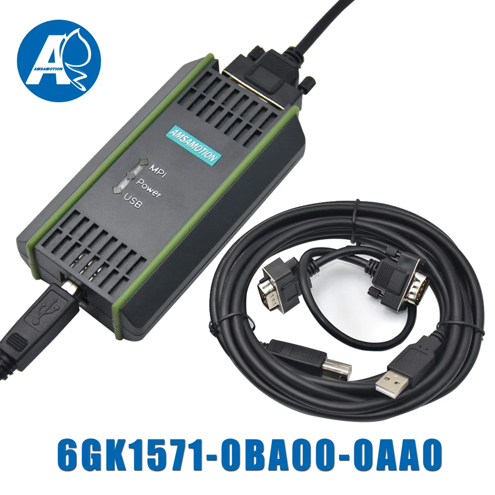 

USB-MPI PPI for Siemens S7-200/300/400 PLC Programming Cable PC Adapter USB A2 6GK1571-0BA00-0AA0 PC Adapter For S7 System