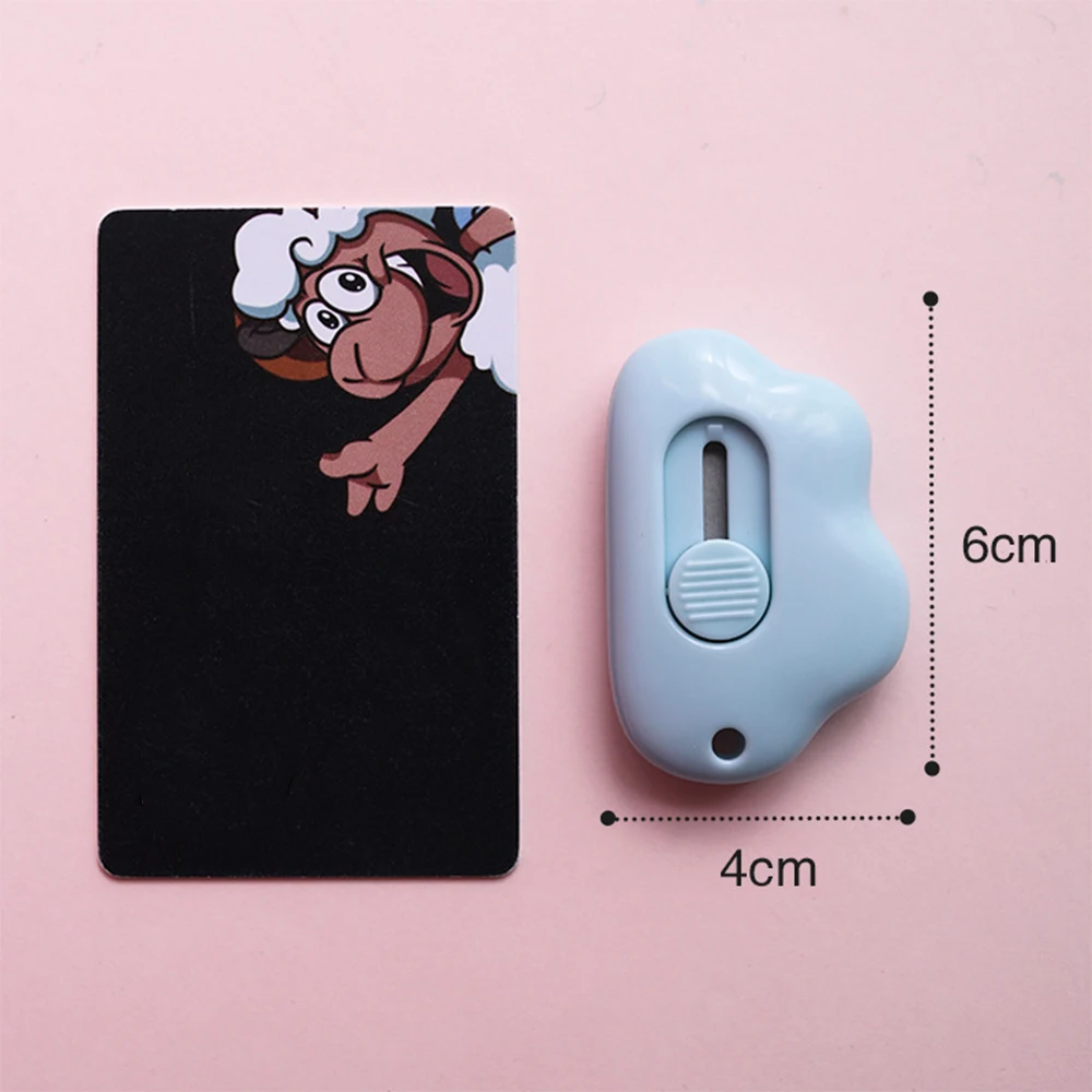 Cute Mini Small Pocket Sized Craft Wrapping Box Paper Envelope Cutter Utility Knife Office Stationery Student Art Supplies | Дом и сад