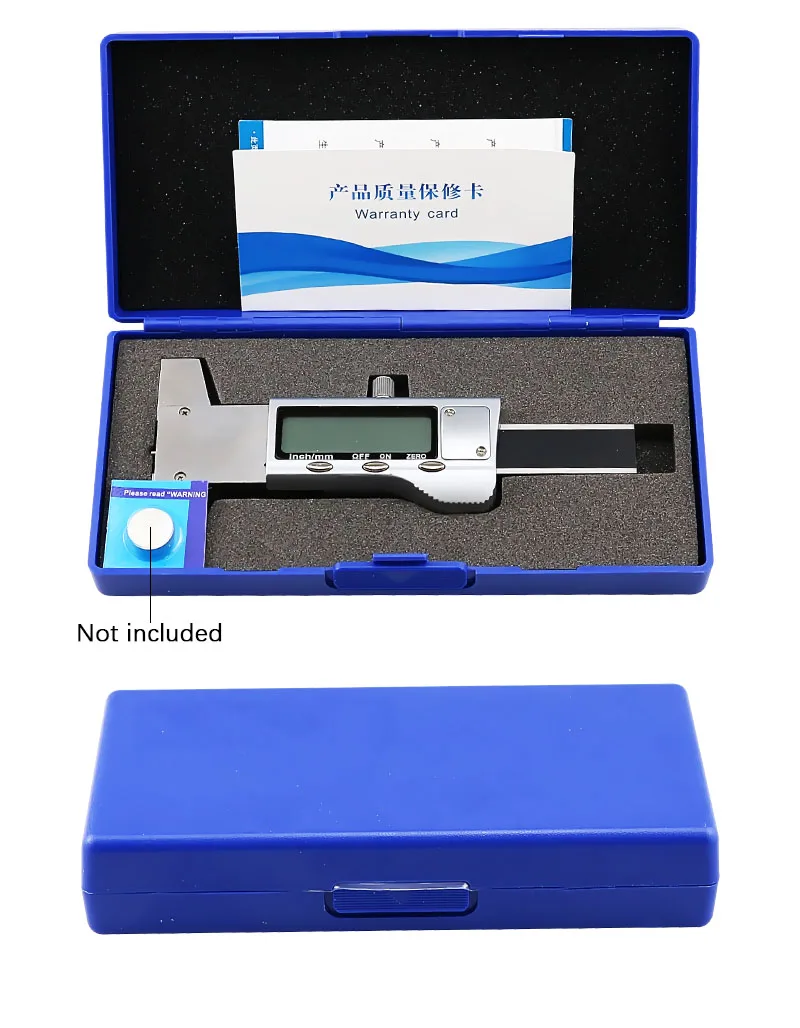 

0.01mm Digital Tread Depth Gauge 0-25mm LCD Stainless Steel Tyre Tread Depth Gauge Caliper Tread Ruler Metric/inch Interchange