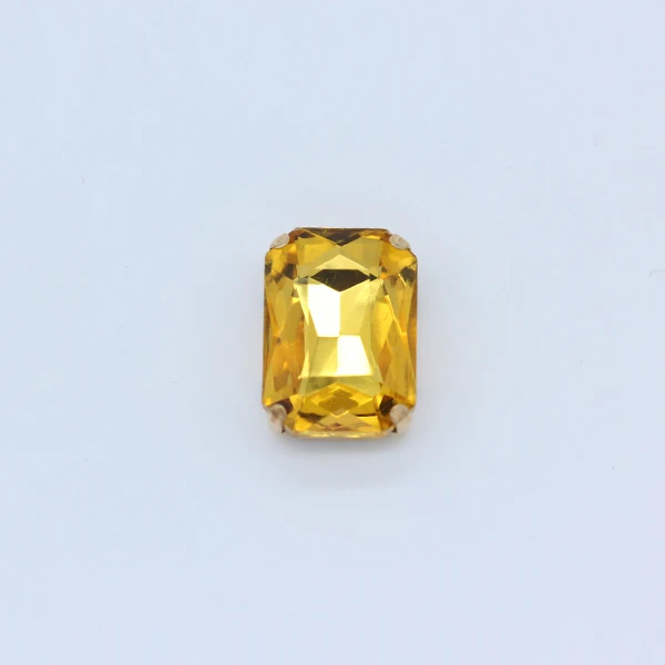 gold Все размеры, 24 цвета, плоские с оборота прямоугольные пришитые стеклянные стразы, камень, кристаллы, драгоценные камни, Стразы для шитья, Золотая пуговица для изготовления платья - Цвет: gold