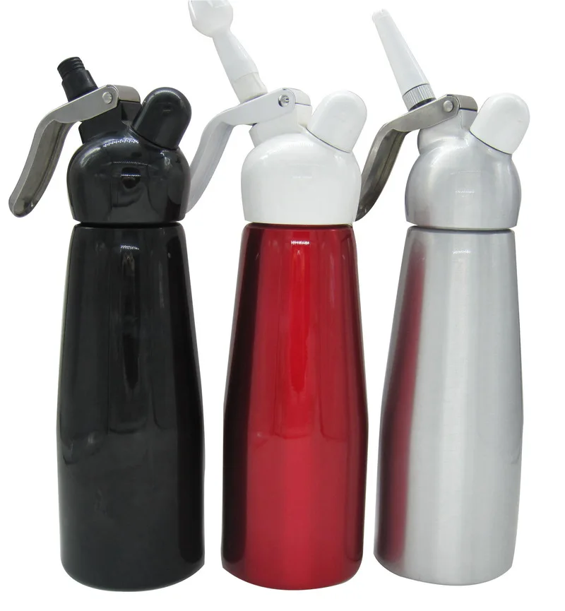 Алюминиевый Пенообразователь для кремового пистолета 500 мл нержавеющая сталь