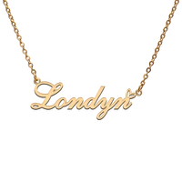 god with love heart personalized character necklace with name londyn for best friend jewelry gift