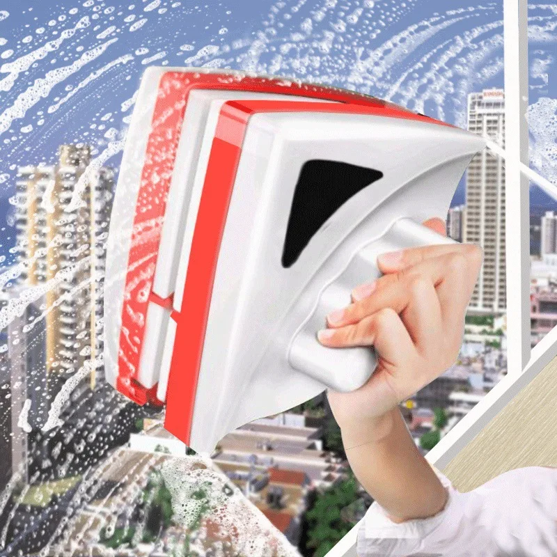 Магнитная щетка для мытья окон Стекло Чистящая Щетка инструмент окна протрите