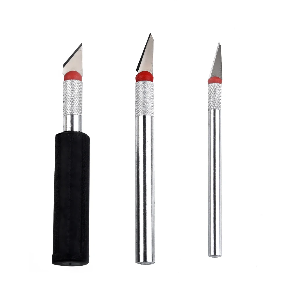 

13Pcs Precision Cutter Set Exacto Hand Carving Tool Arts Craft Hobby Kit Multi-Function DIY Operation High Carbon Steel