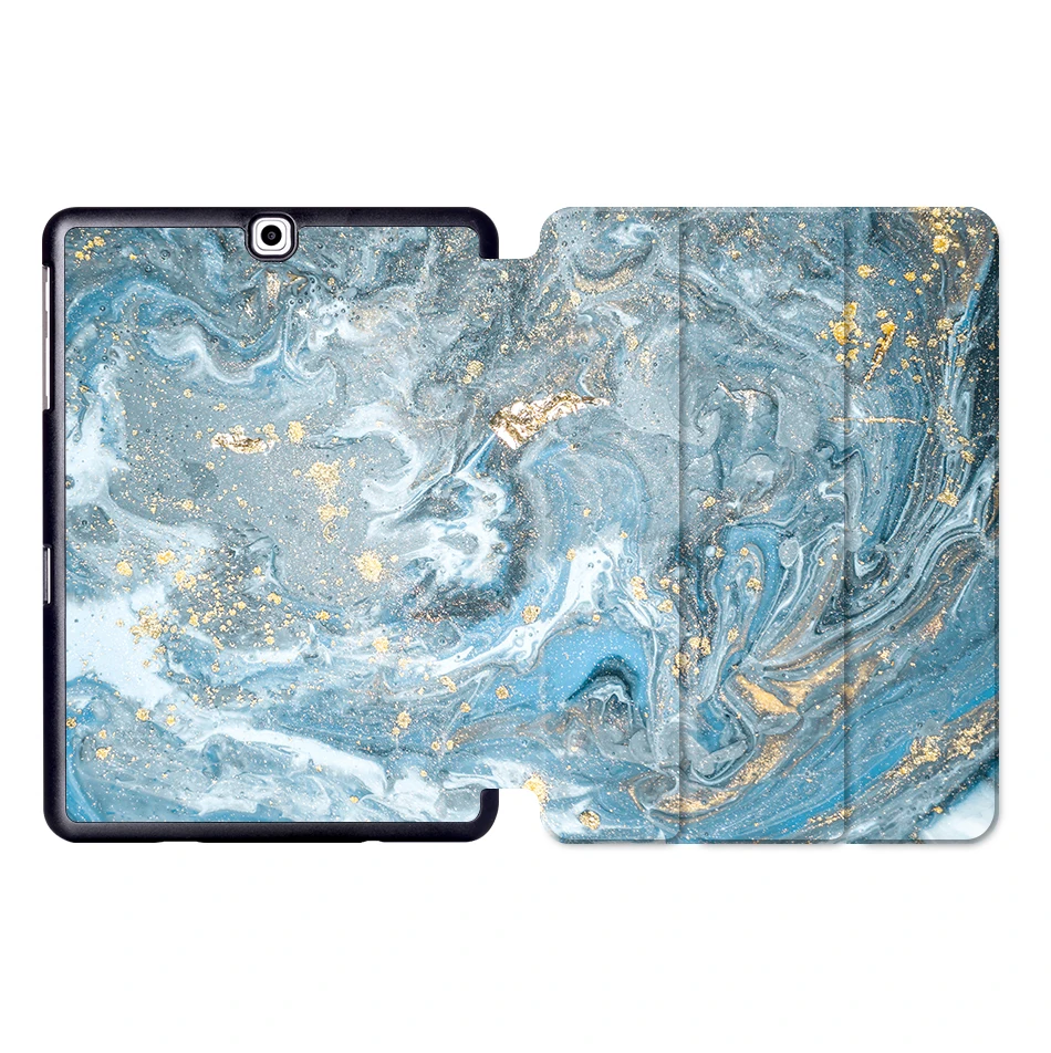 SS11 MTT мрамор из искусственной кожи чехол для samsung Galaxy Tab S2 9,7 ''SM-T810 T815 T813 T819 Флип Стенд Смарт чехол для планшета Авто Режим сна/пробуждения - Цвет: SS11