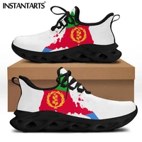 instantarts eritrea flag brand design fashion men sneakers casual shoes lace up lightweight walking footwear zapatillas hombre