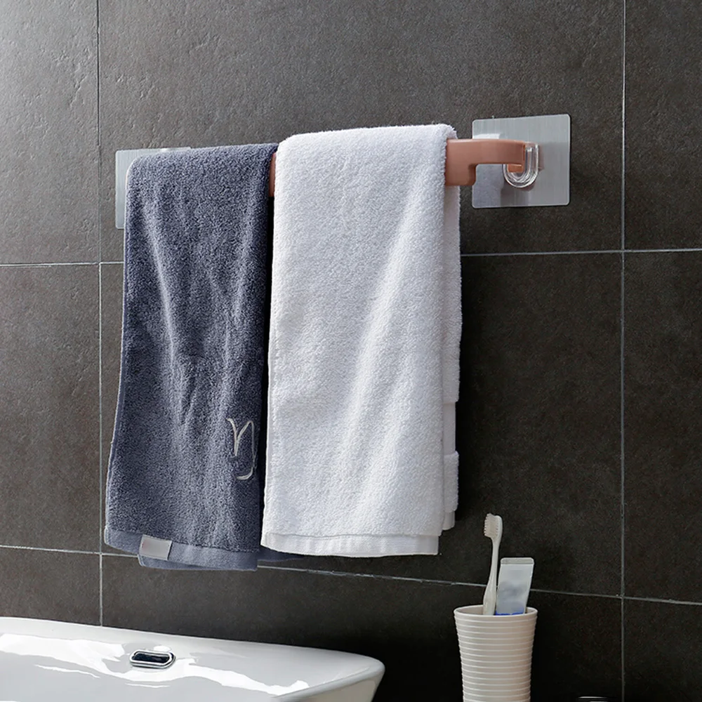 Hot New Towel Hanging Rack Space-saving Hanger Storage Wall-mounted Holder Bathroom Accessories | Обустройство дома