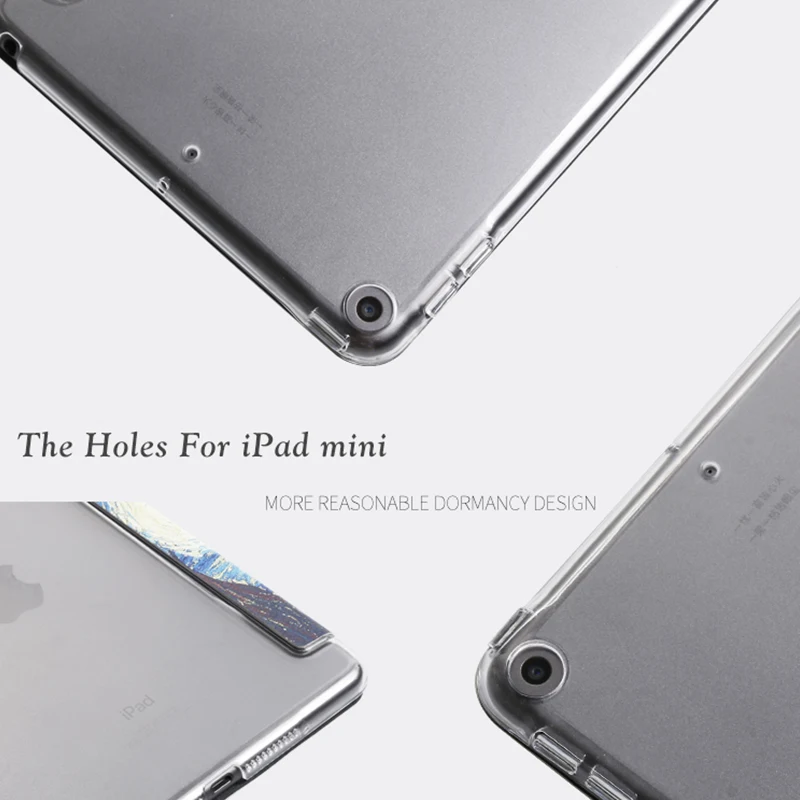Чехол для iPad Mini 1 2 3 7 9 дюйма Магнитная подставка из искусственной кожи смарт чехол