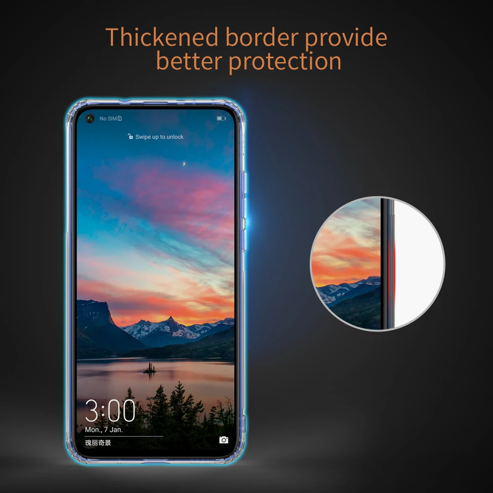 Чехол для Huawei Honor View 20 6 4 дюйма прозрачный мягкий чехол из ТПУ NILLKIN Nature защитный V20 с