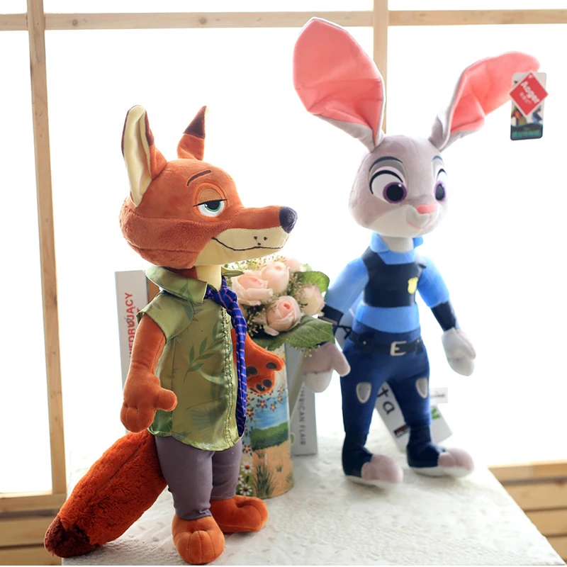 Плюшевые игрушки Zootopie Judy Hopps Ник вильд Аниме фигурки кукол кролик СОФО крутая