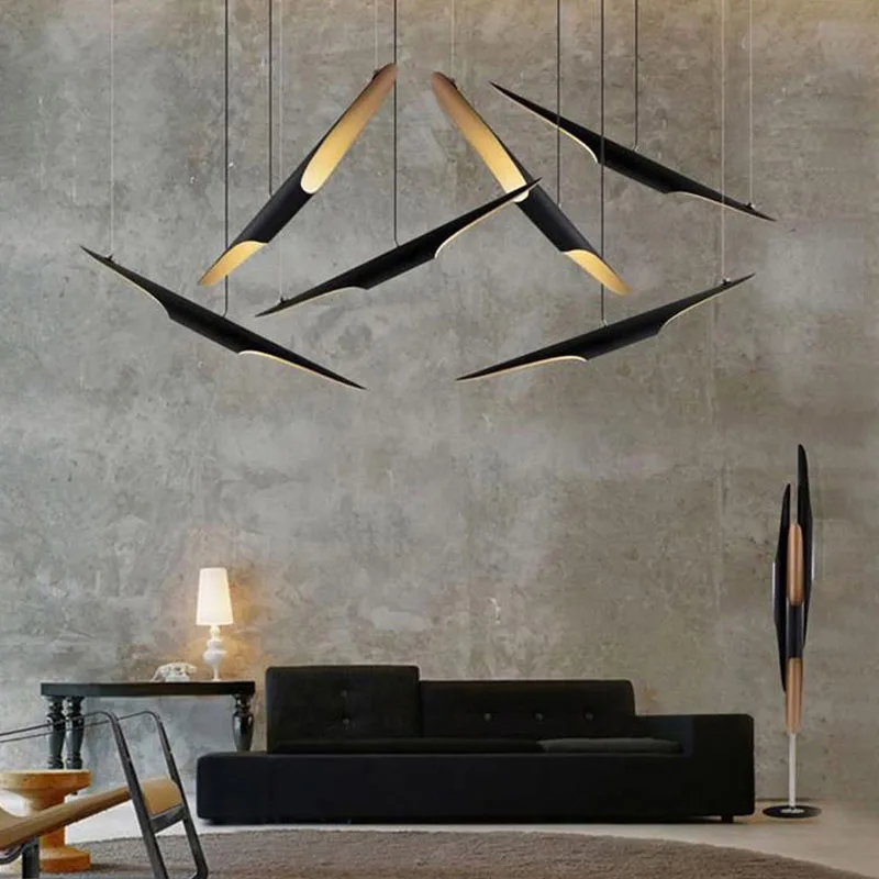 

Post modern simple restaurant bamboo tube chandelier clothing store chandelier bedroom individual creative lighting