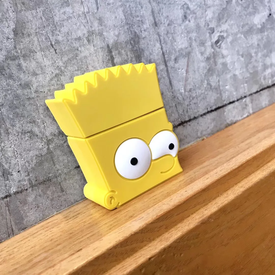 Популярный 3D милый Американский Аниме город мальчик Мягкий силиконовый чехол для гарнитуры для AirPods 2 1 беспроводной Bluetooth наушники зарядный чехол