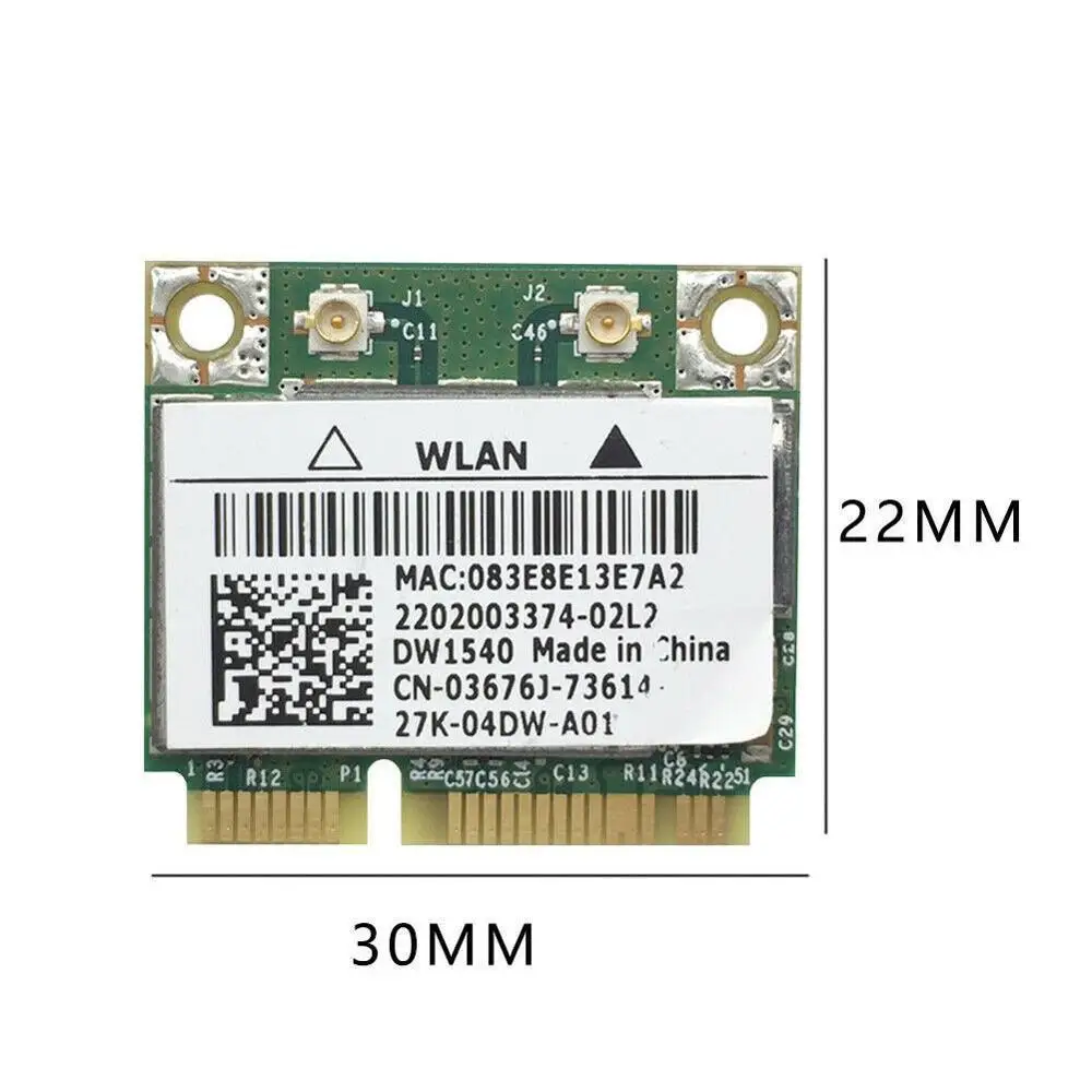 

Dual Band 300Mbps BCM943228HMB 802.11a/b/g/n Wifi Wireless Adapter 4.0 Bluetooth 5Ghz 2.4Ghz Notebook Mini PCI-E Half Card R3O5
