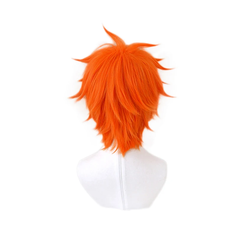 Аниме Haikyuu! Короткий оранжевый парик Хината шойо для косплея Haikyu термостойкие