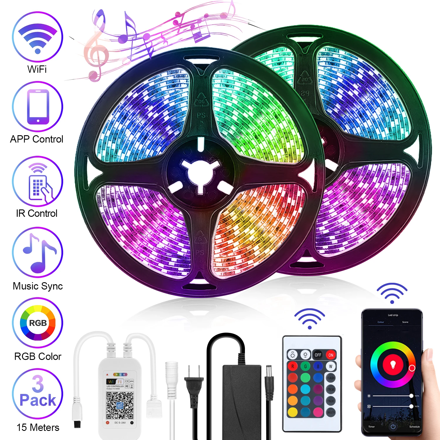 Светодиодный ленточный светильник RGB SMD 5050 2835 12 в светодиодный s ленточная лента