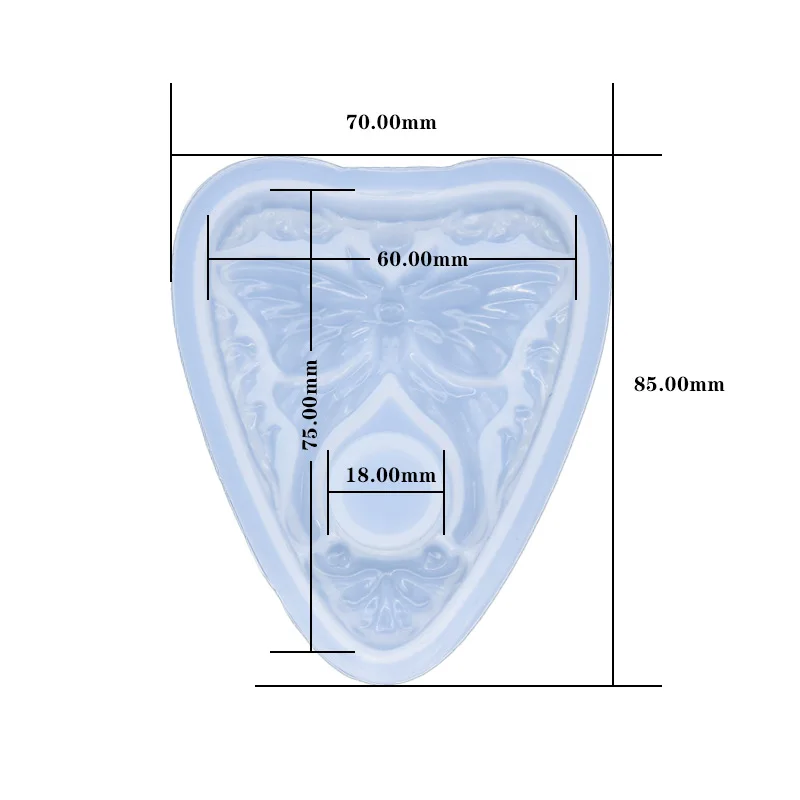 Прозрачная эпоксидная силиконовая форма сделай сам не длинная в виде бабочки