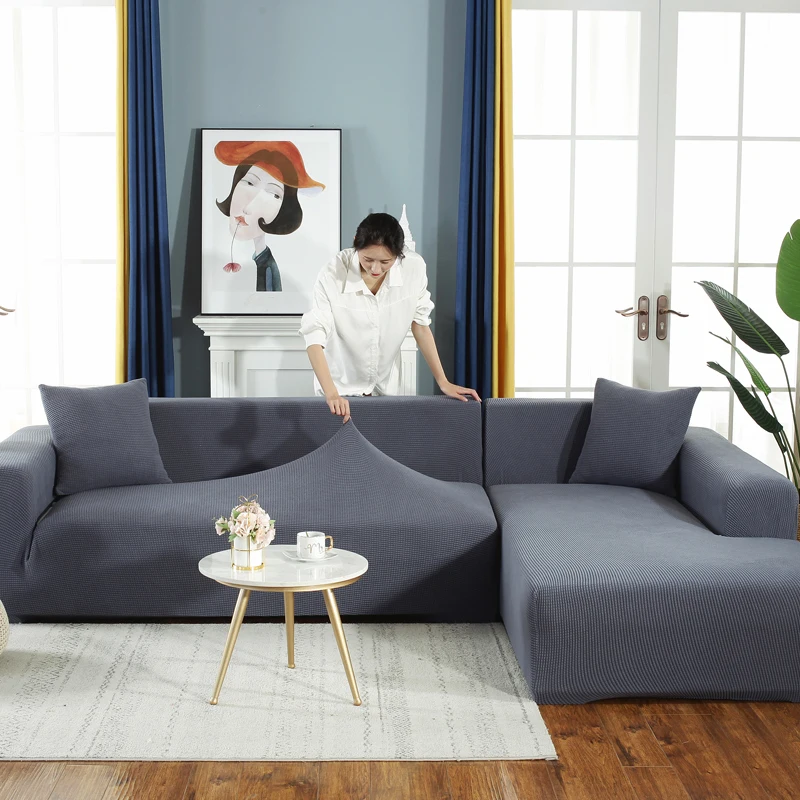 Высококачественная ткань из Полар флиса Чехол Диван массива Цвет чехол для