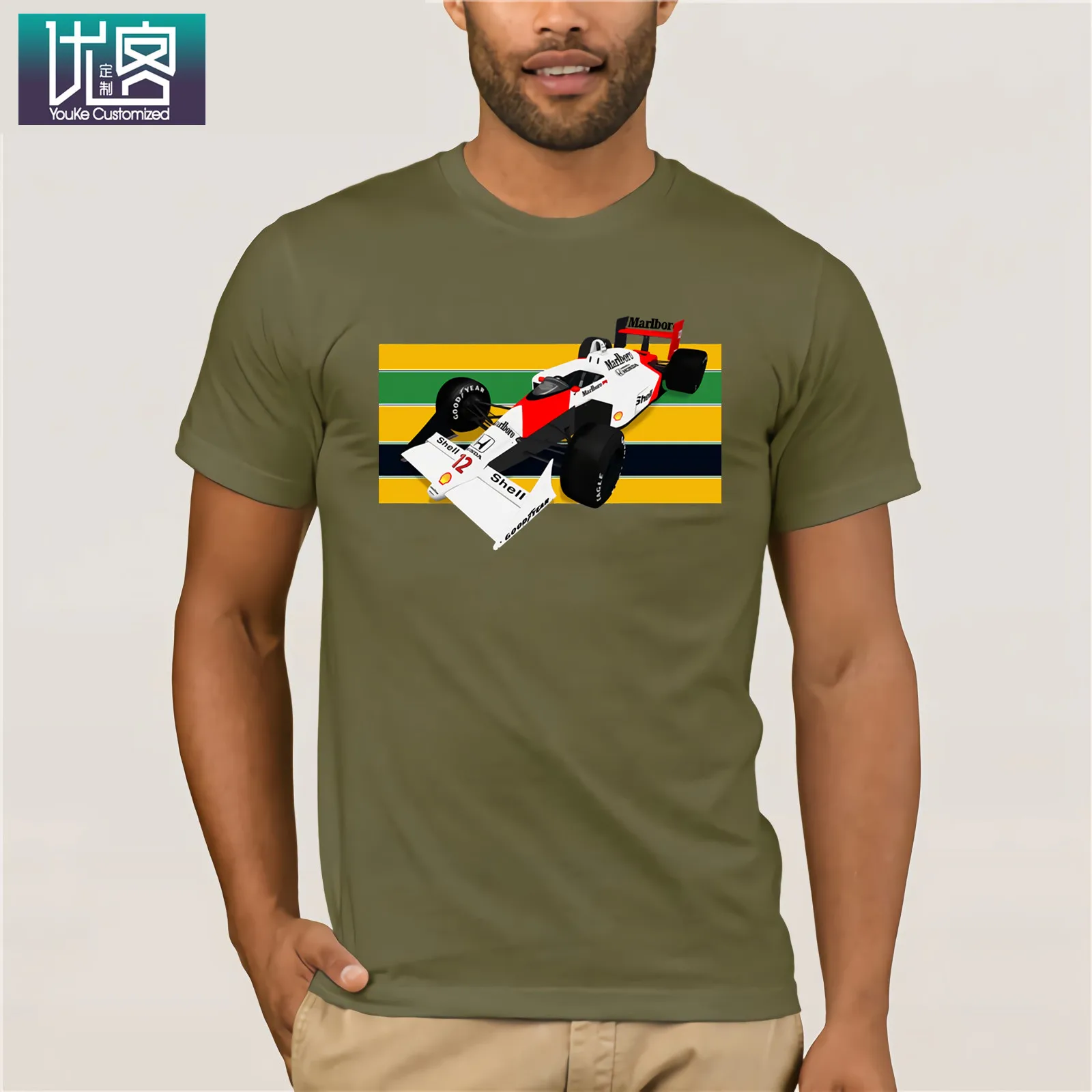 4 ayrton senna mlaren mp4 jeremy owen прозрачные винтажные мужские топы с круглым вырезом