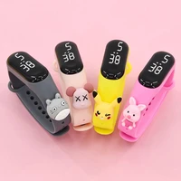 explosive led cartoon doll electronic student fashion waterproof electronic watch childrens creative touch watchwholesale