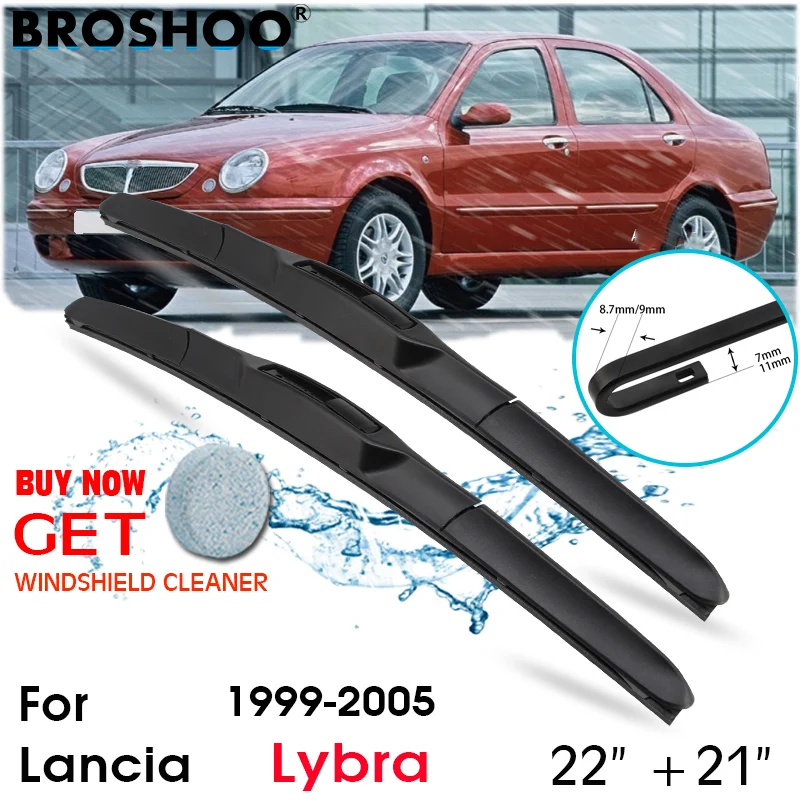 

Автомобильный стеклоочиститель лобовое стекло стеклоочистители J крюк авто аксессуары для Lancia Lybra 22 "+ 21" 1999-2005