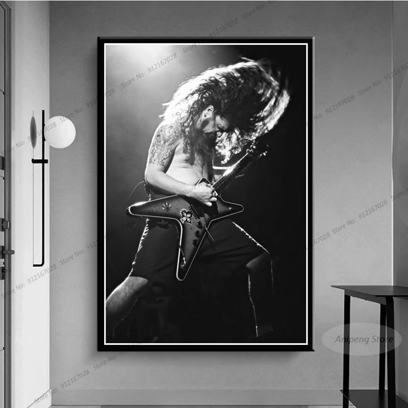 Картина маслом искусство музыка рок звезда легенда гитарист постер печать на