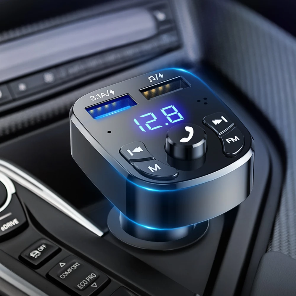FM-трансмиттер автомобильный 5 0 А USB 12 В/24 В | Автомобили и мотоциклы