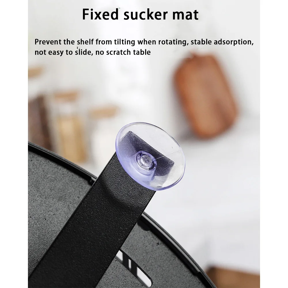 lazy susan organizer height adjustable spinning cabinet round turntable large spice rack for pantry kitchen countertop free global shipping