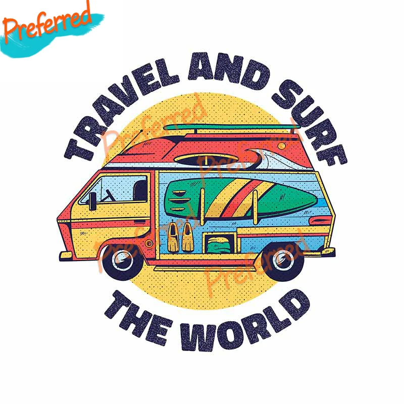 

High Quality Camper Travel Decal Motocross Racing Laptop Helmet Trunk Wall Vinyl Car Sticker Die Cutting Waterproof PVC