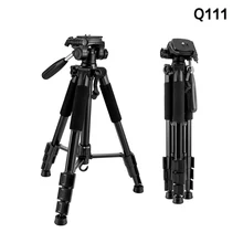 Q111 Lightweight Camera Smartphone Tripod Aluminum Stand Bracket for Travel Photo Tripode for Digital Camera DSLR